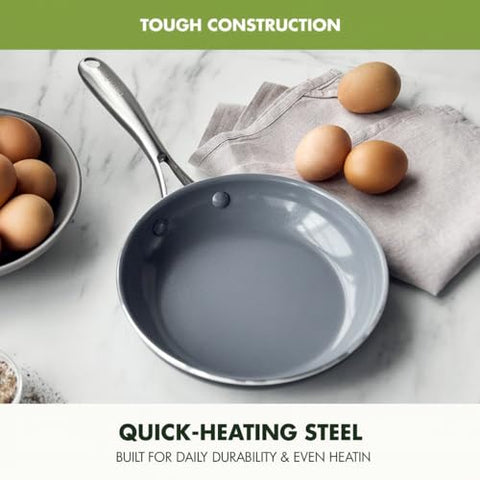 GreenPan Swift ceramic nonstick coating offering toxin-free cooking and easy cleanup