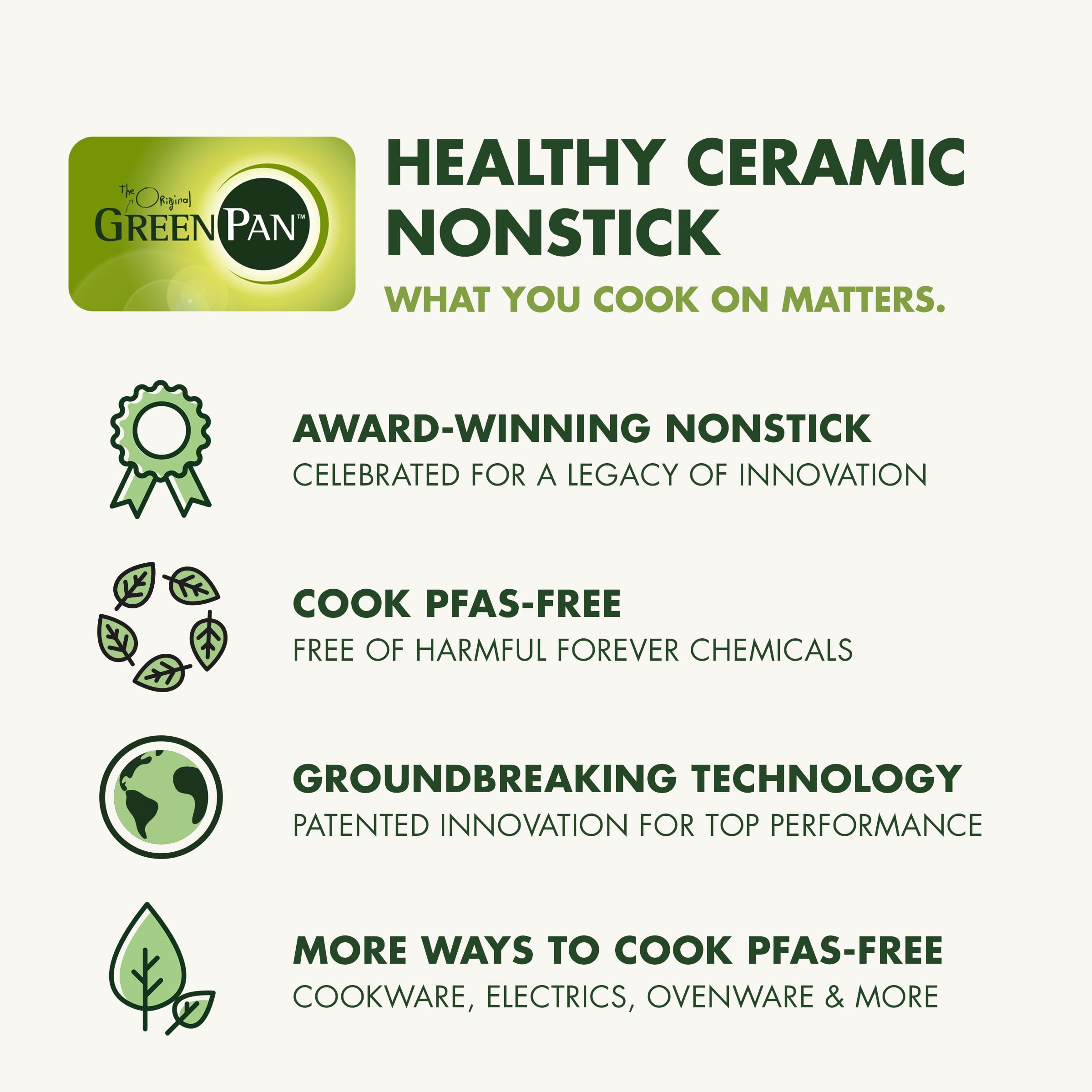 GreenPan Swift oven-safe up to 600°F for versatile stove-to-oven cooking