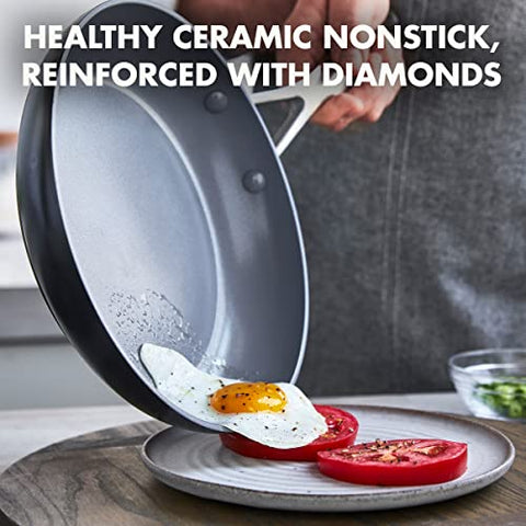 GreenPan Valencia Pro magneto induction base delivering efficient heat on all stoves