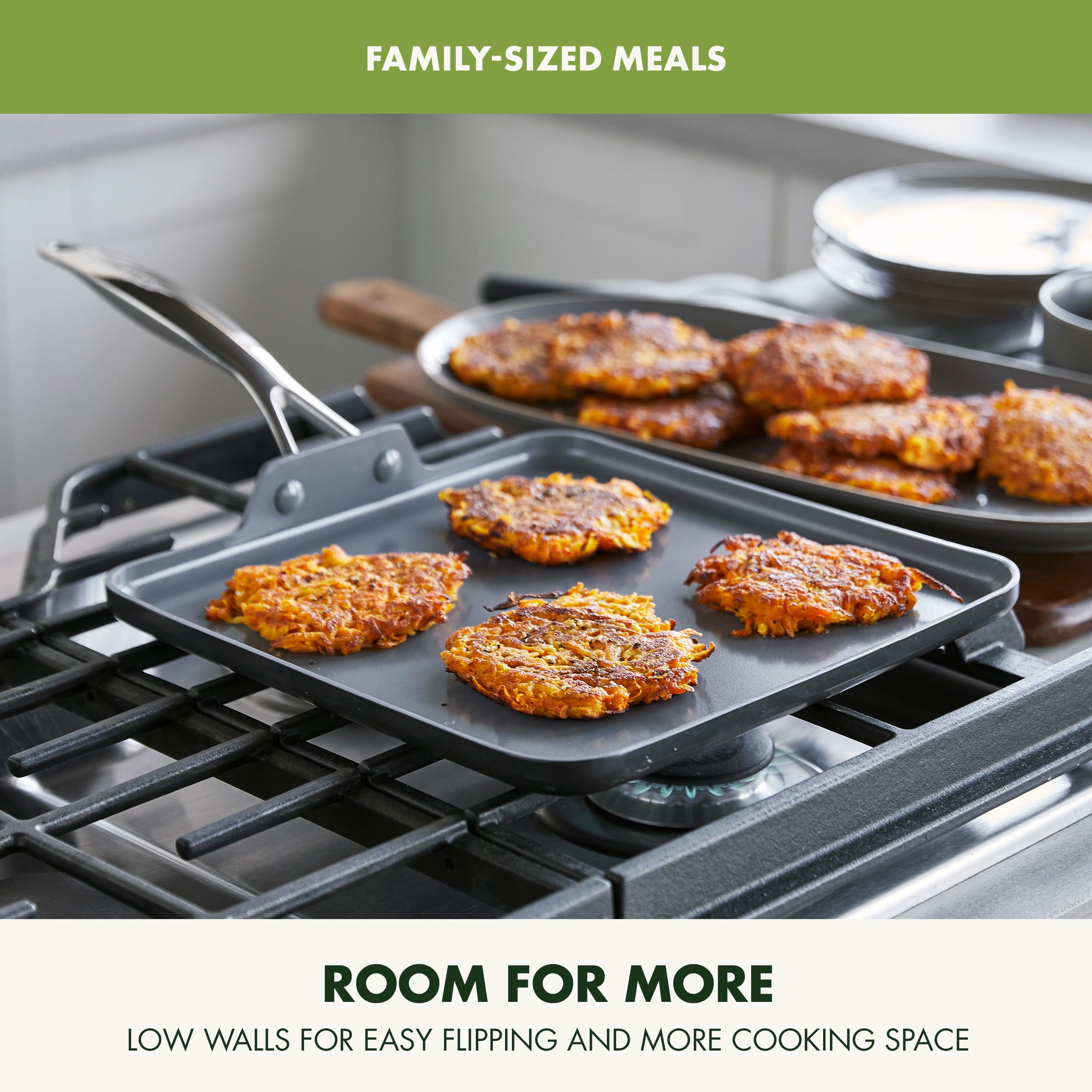 Valencia Pro is oven-safe up to 600°F for flexible finishing options.