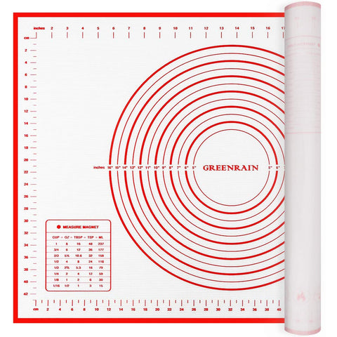 Greenrain extra-thick pastry mat for stable rolling and even dough