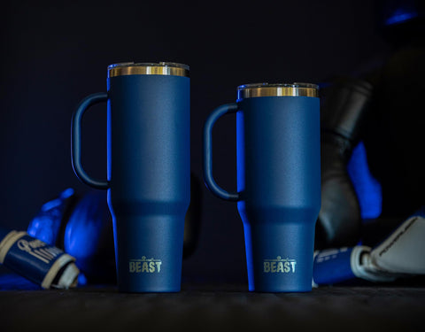 Greens Steel Beast 50oz tumbler ideal for travel and daily use.