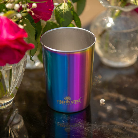 Greens Steel 10oz kids cups, ideal for picnics and family gatherings