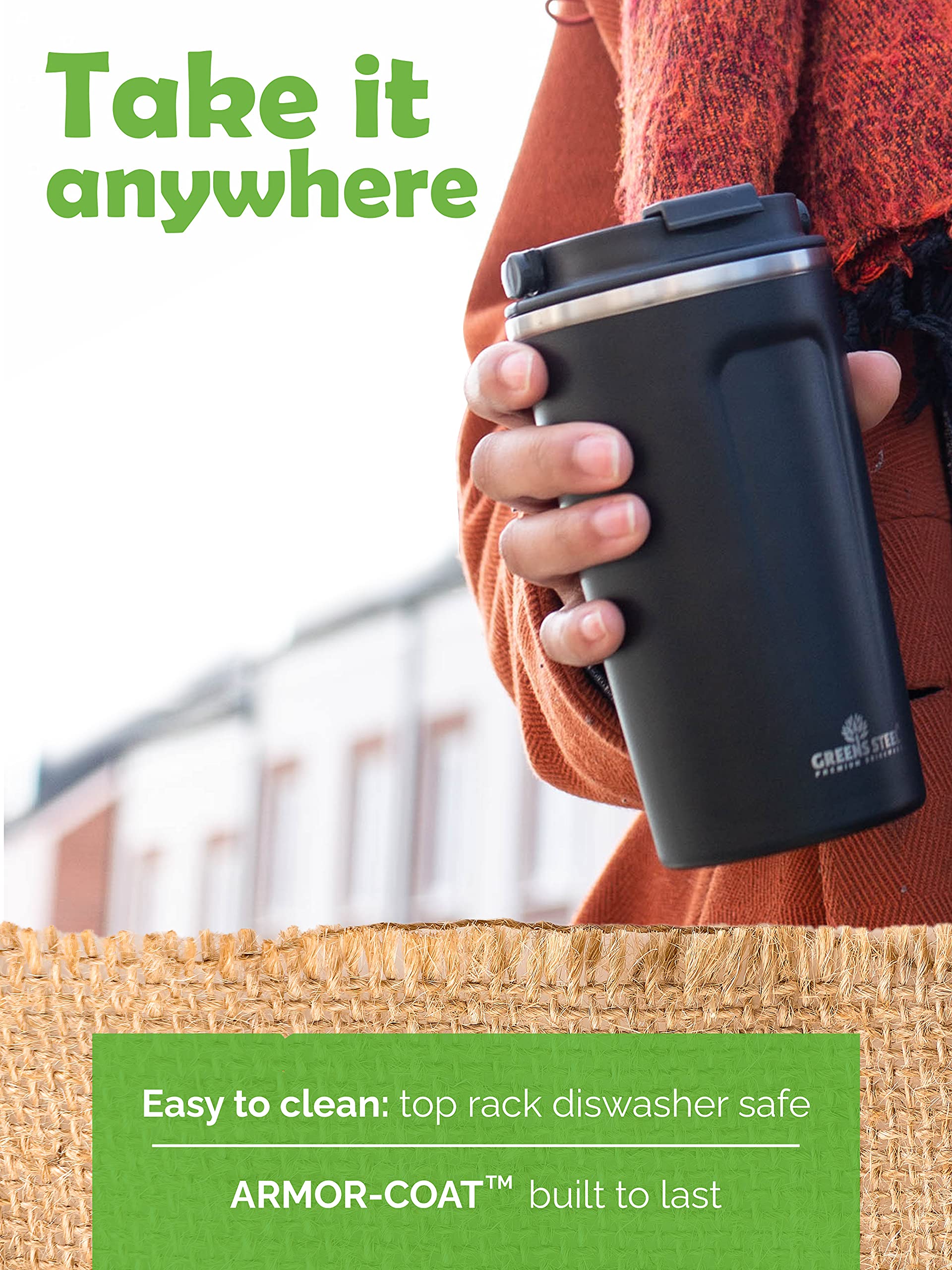 Greens Steel Armour Coat protects against scratches, preserving finish and taste.