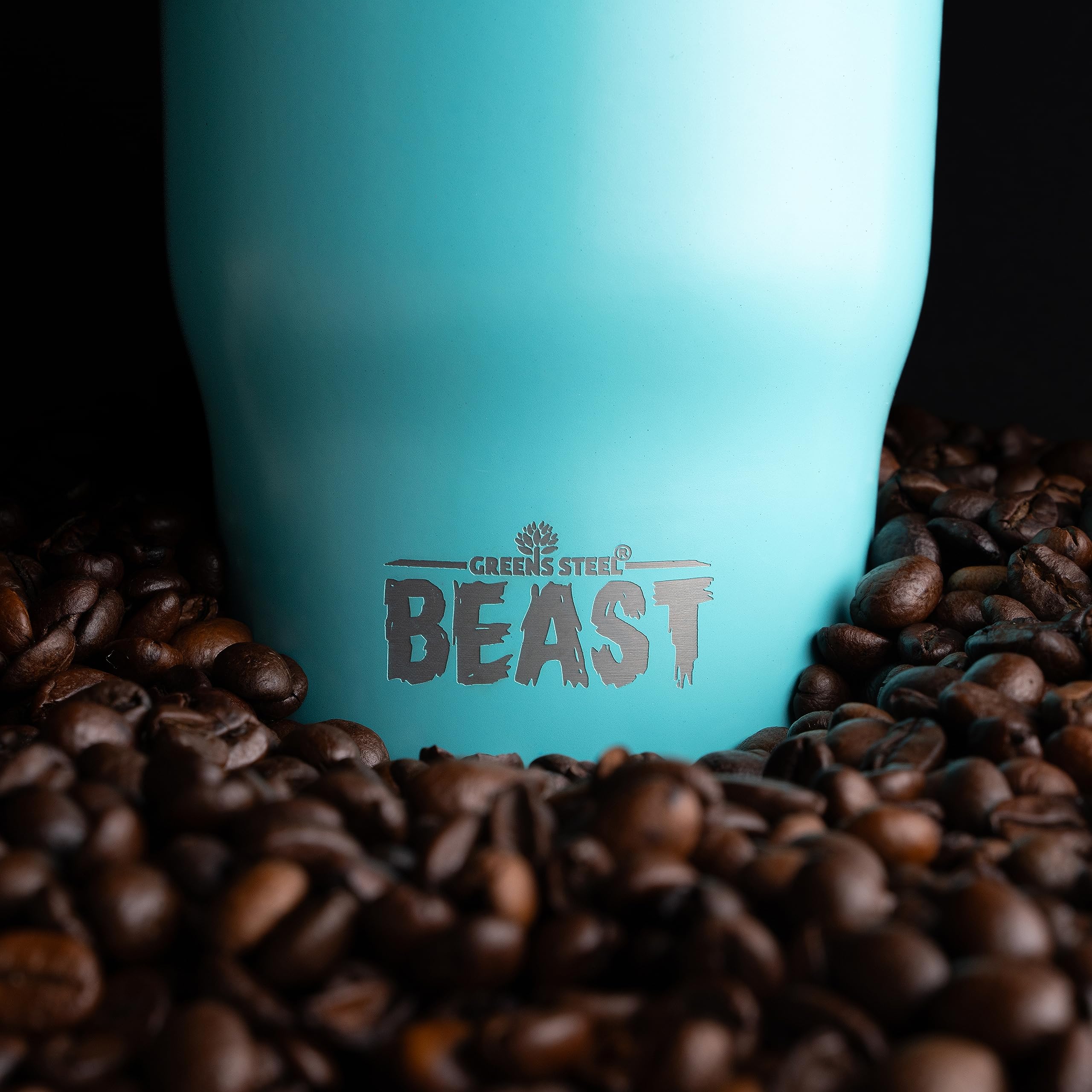 Greens Steel Beast 10oz keeps coffee iced and beverages fresh on the go