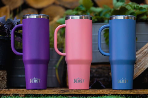 Beast 50oz on-the-go capacity supports hydration throughout the day.