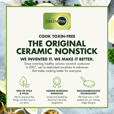 GreenPan Lima fits busy weeknights with dependable daily performance.