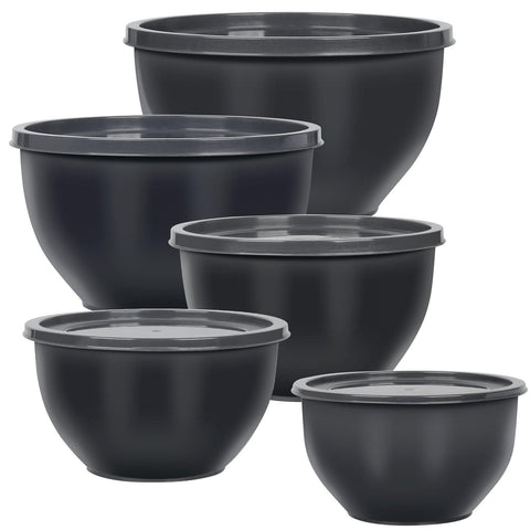 Greentainer 5-piece mixing bowls with lids for versatile prep and storage