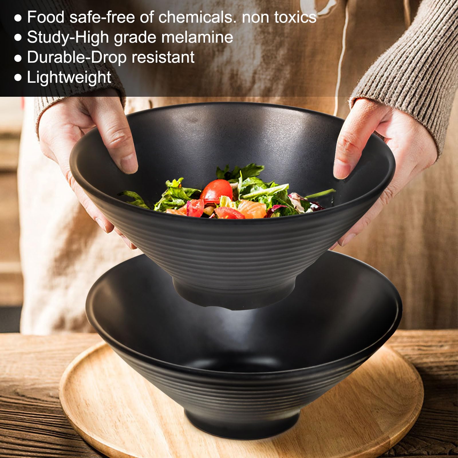 Greentainer spoons accompany bowls for easy tasting and sipping
