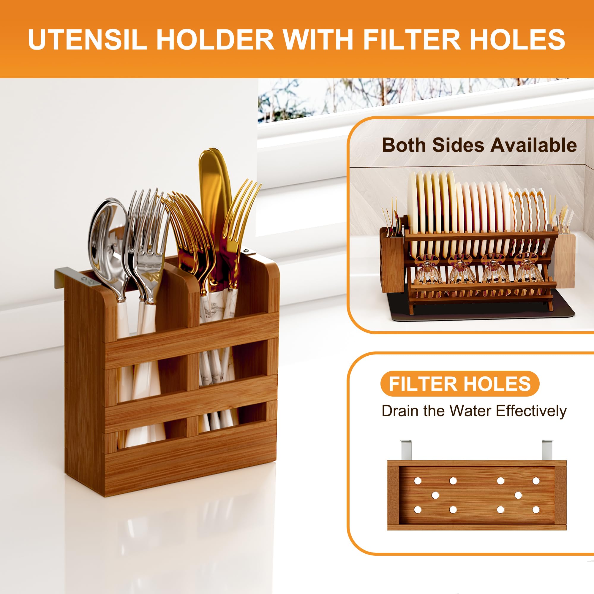 Greenual Absorbent Dish Drying Mat designed for quick air drying and counter protection.
