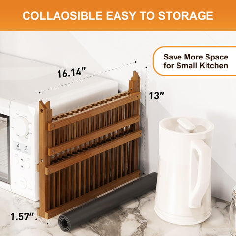 Greenual Utensil Holder securely stores flatware with drainage holes.