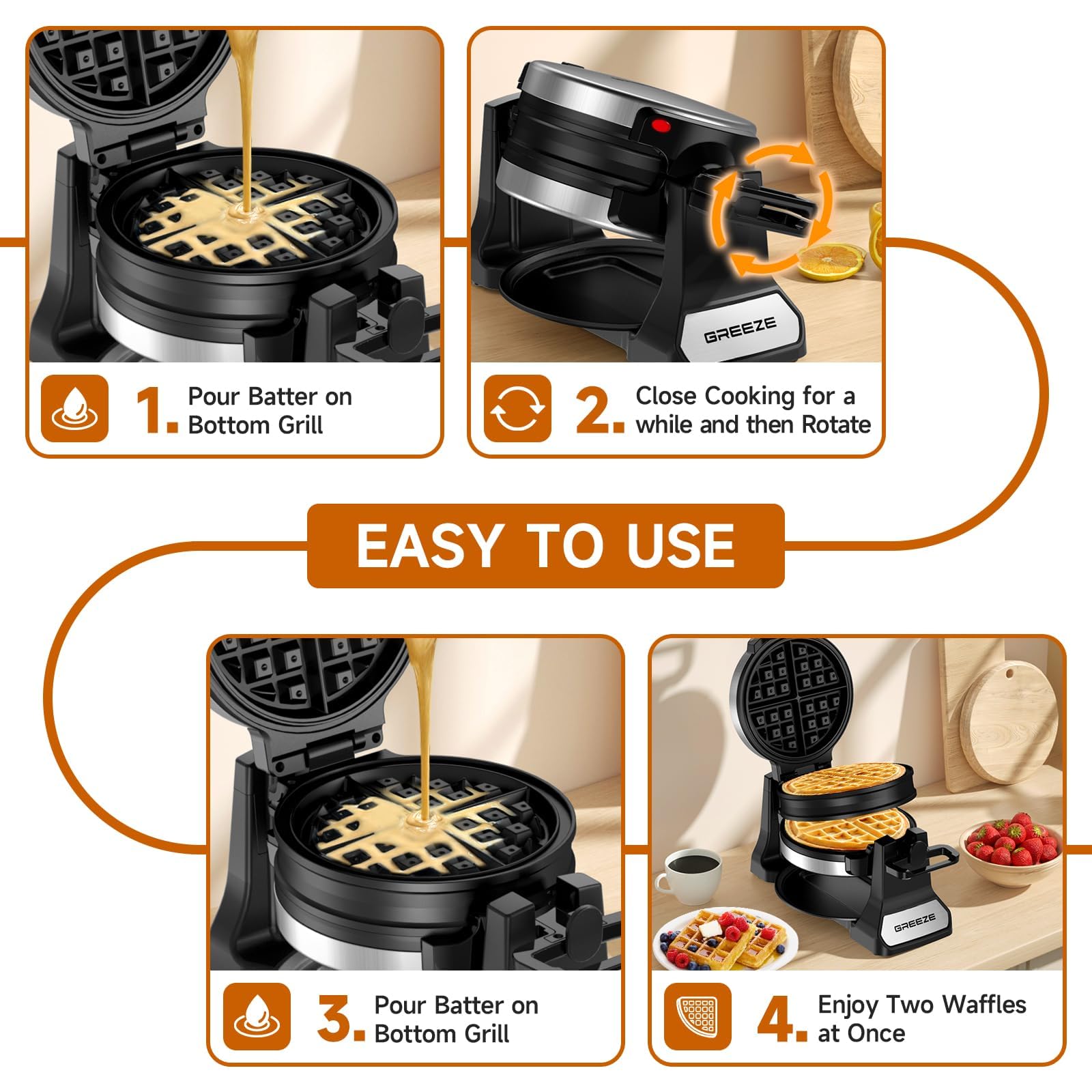 Greeze precision-preheat-lights: know exactly when to start for predictable results.