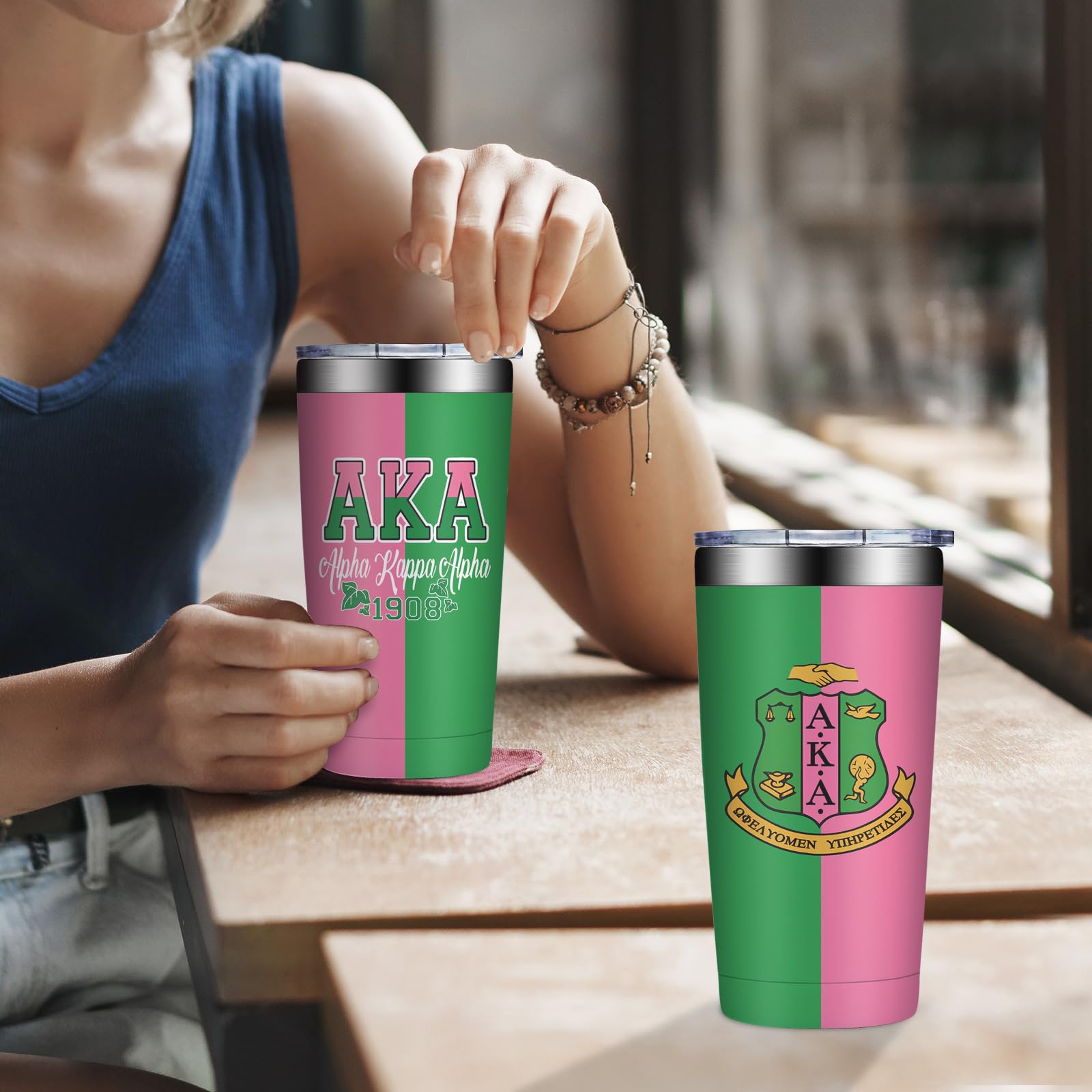 Grifarny AKA Sorority 304-grade stainless steel resists rust and cleans easily.