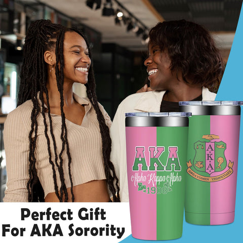 Grifarny AKA Sorority tumbler lid provides a smooth sliding cap for on-the-go use.