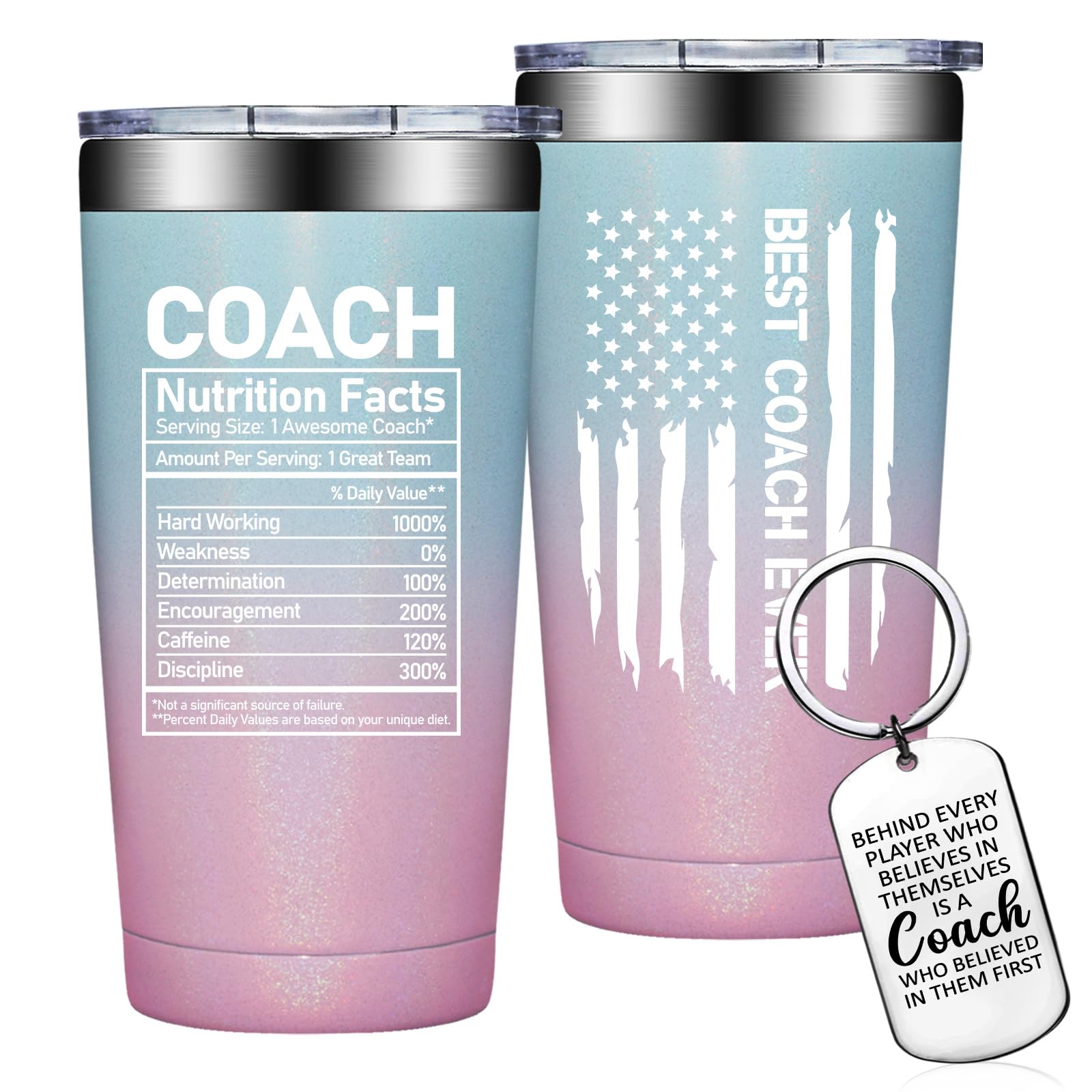 Grifarny Best Coach Ever Tumbler 20oz keeps beverages hot or cold for hours.
