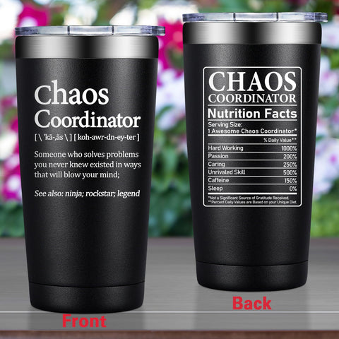 Grifarny Chaos Coordinator tumbler made from 304 stainless steel