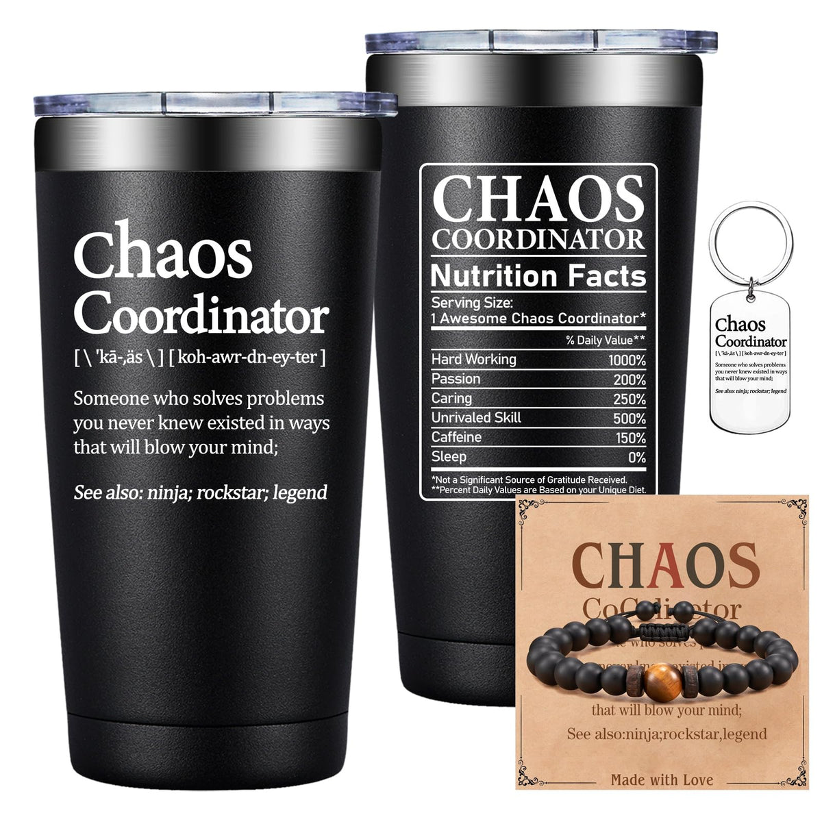 Grifarny Chaos Coordinator tumbler with lid for hot and cold drinks