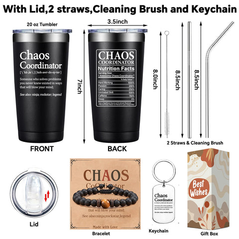Grifarny Chaos Coordinator tumbler with straight stainless straw