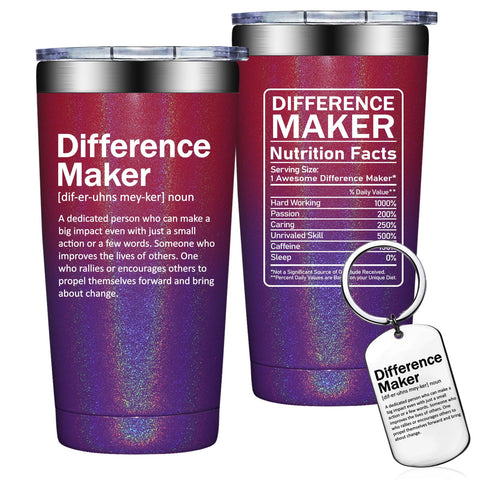Grifarny Difference Maker Tumbler gift box keeps drinks hot or cold for thoughtful celebrations.