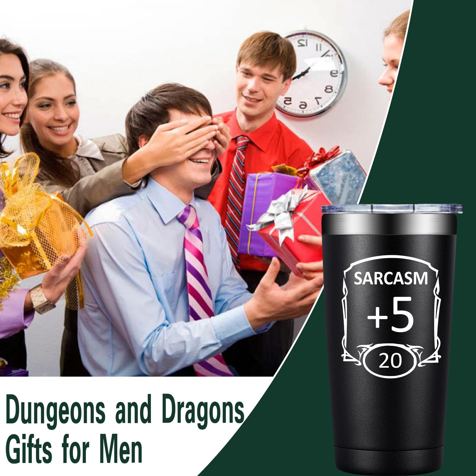 Grifarny D&D tumbler made of stainless steel 304 resists rust for daily use