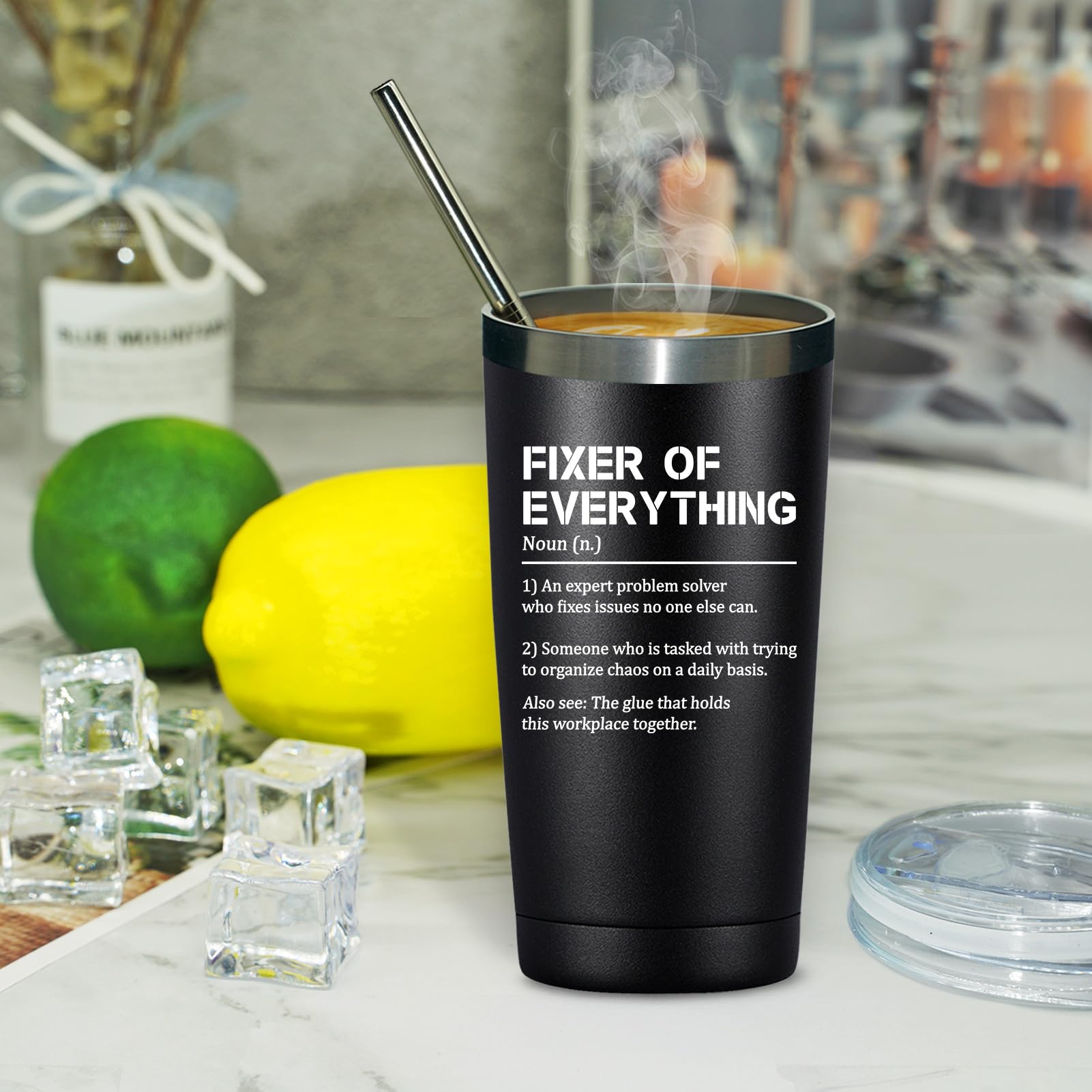 Grifarny Fixer of Everything Tumbler 20oz includes gift-ready packaging