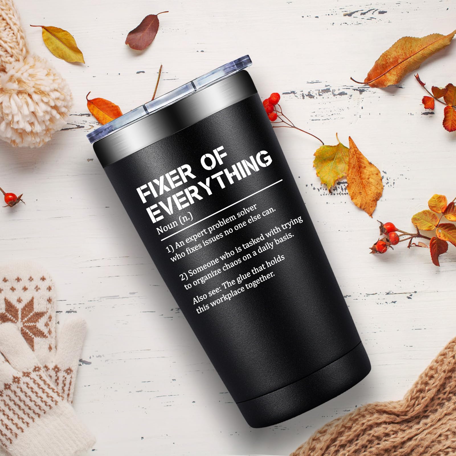 Grifarny Fixer of Everything Tumbler 20oz premium stainless steel, rust resistant