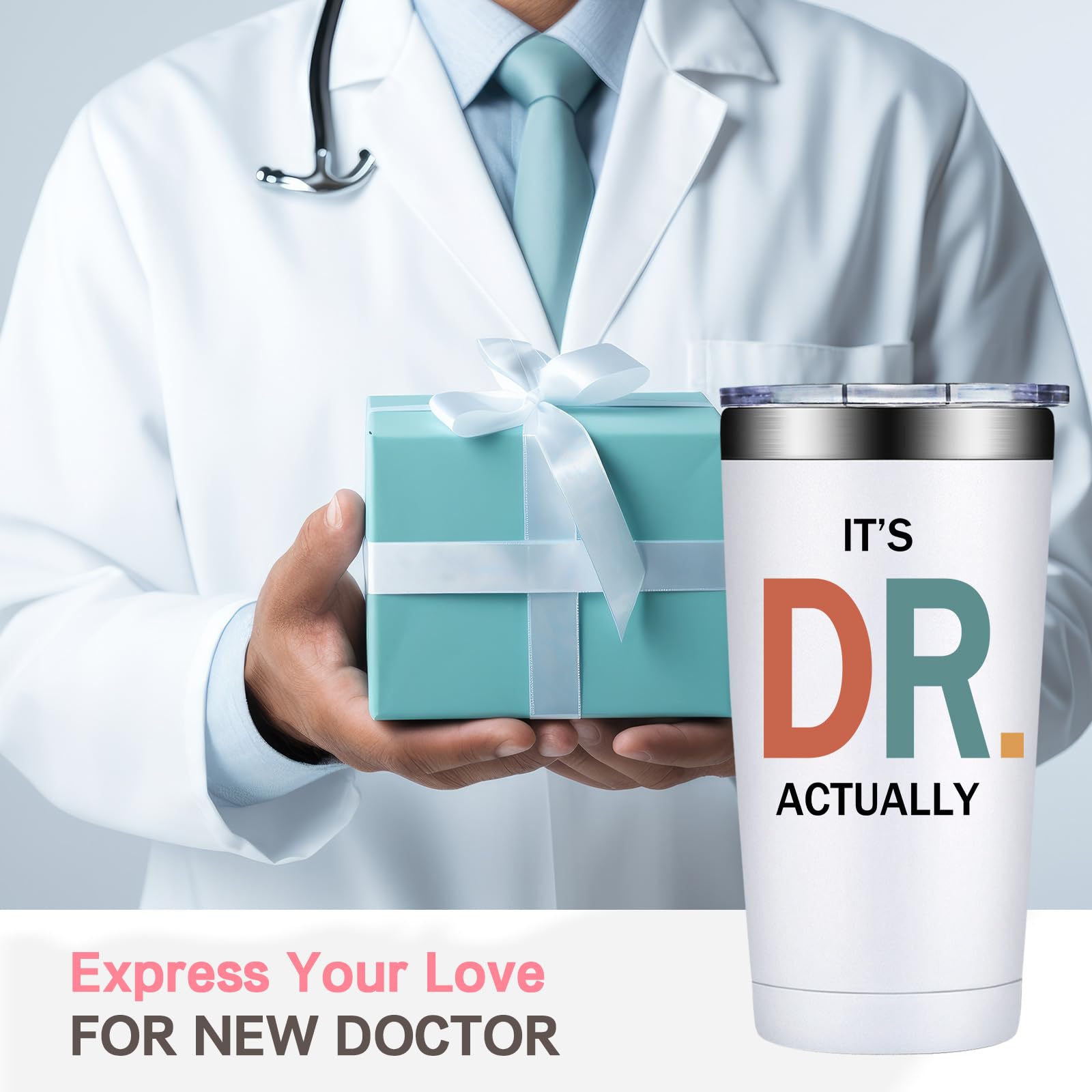 Grifarny Its Dr Actually Tumbler gift-box presents a ready-to-gift package.