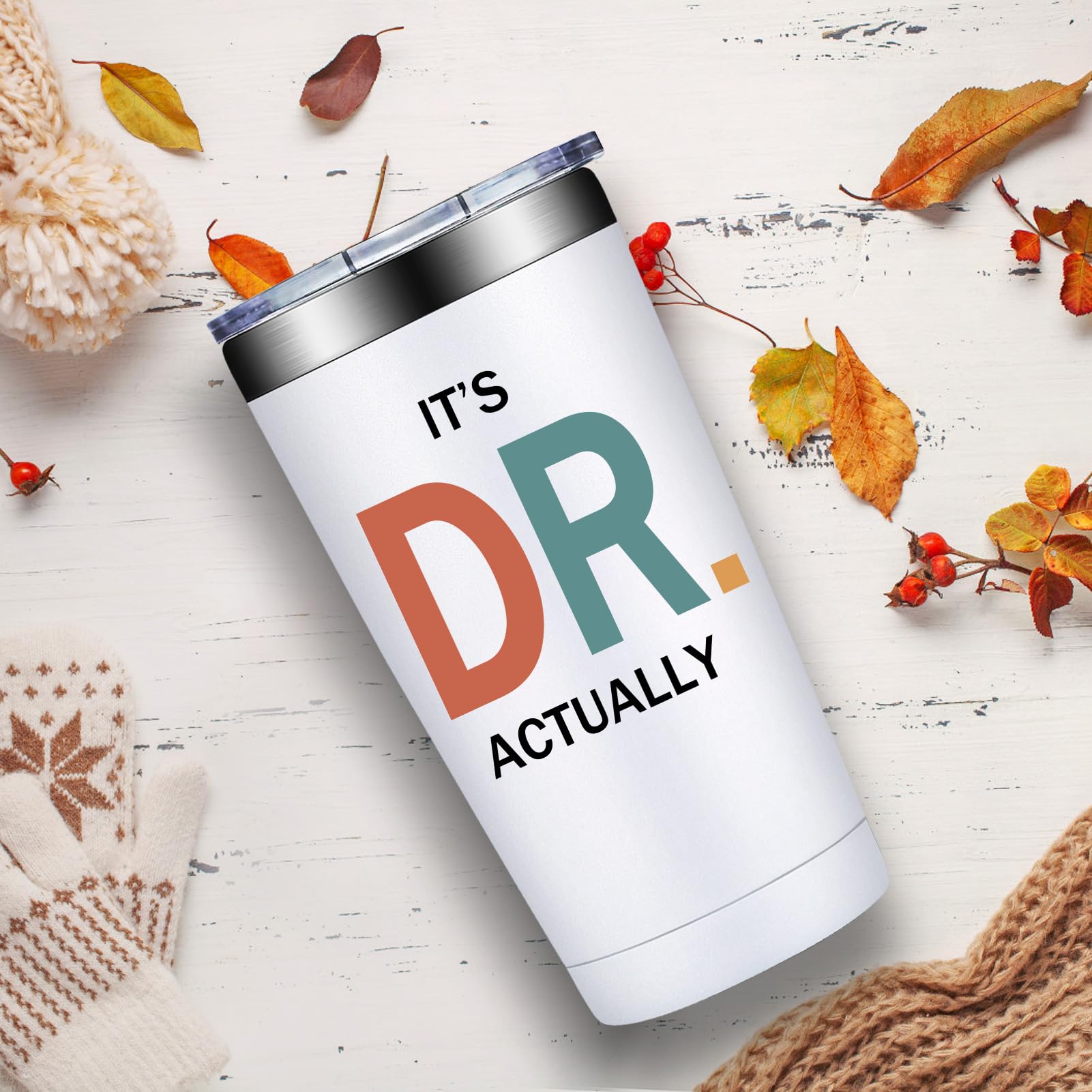 Grifarny Its Dr Actually Tumbler stainless steel build resists rust and daily use.