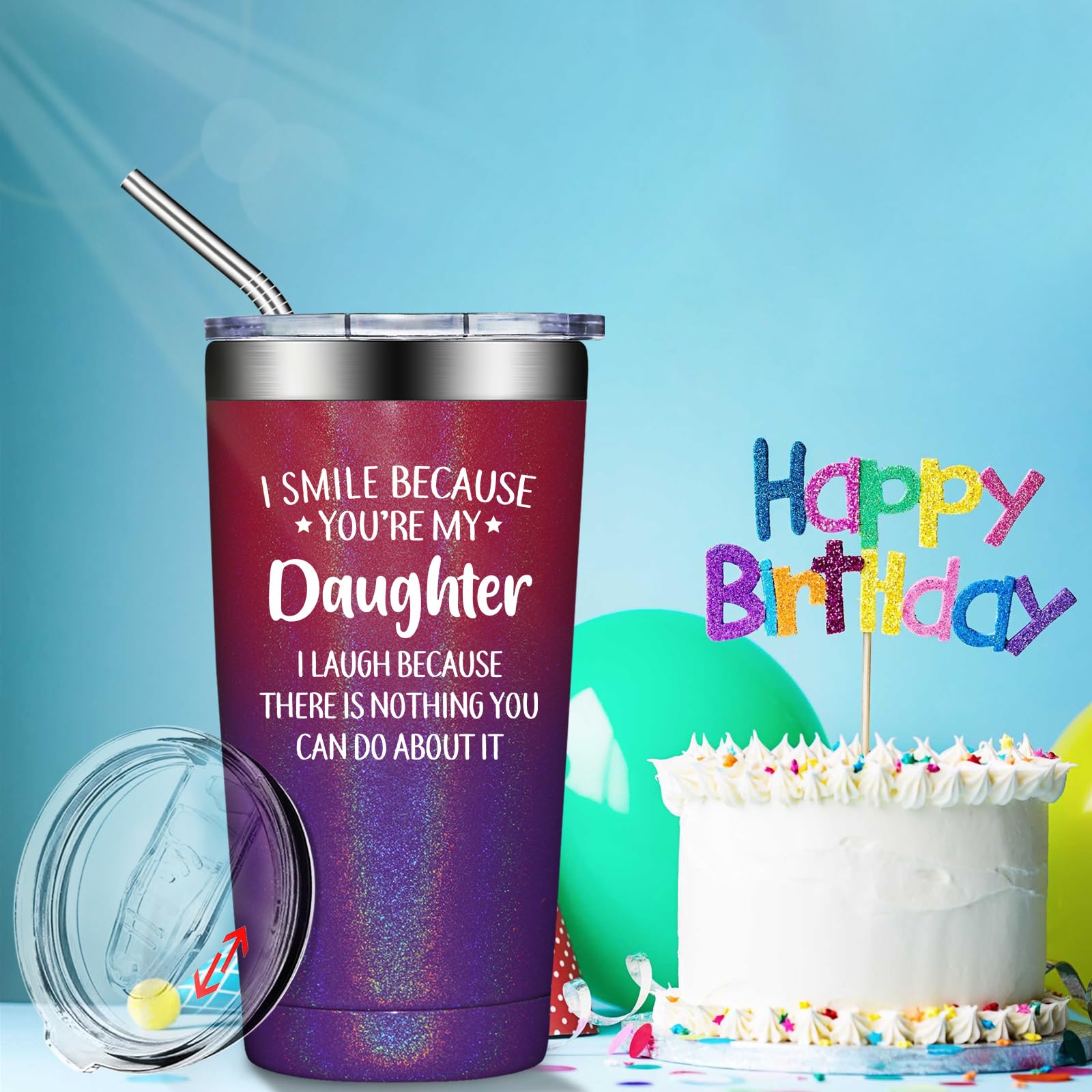 Grifarny keychain and accessories complement the tumbler gift.