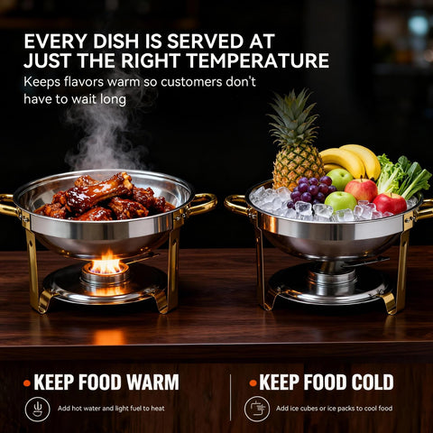 Grillaxy insulated water pan maintains steady heat for longer service.
