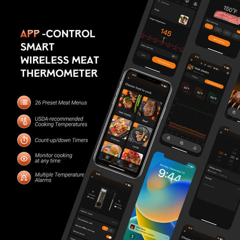 GrillBliss charging base powers probes for long sessions without interruptions