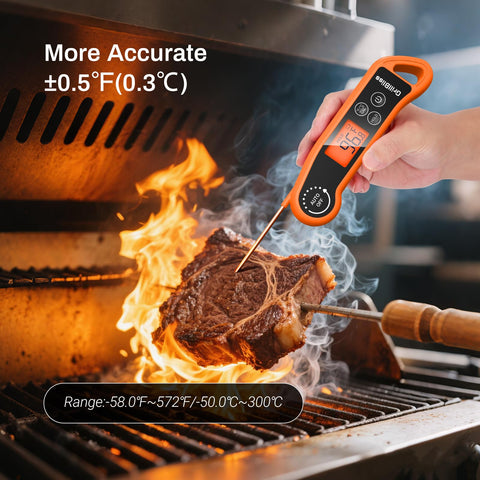 GrillBliss IP65 waterproof design withstands splashes and grease.