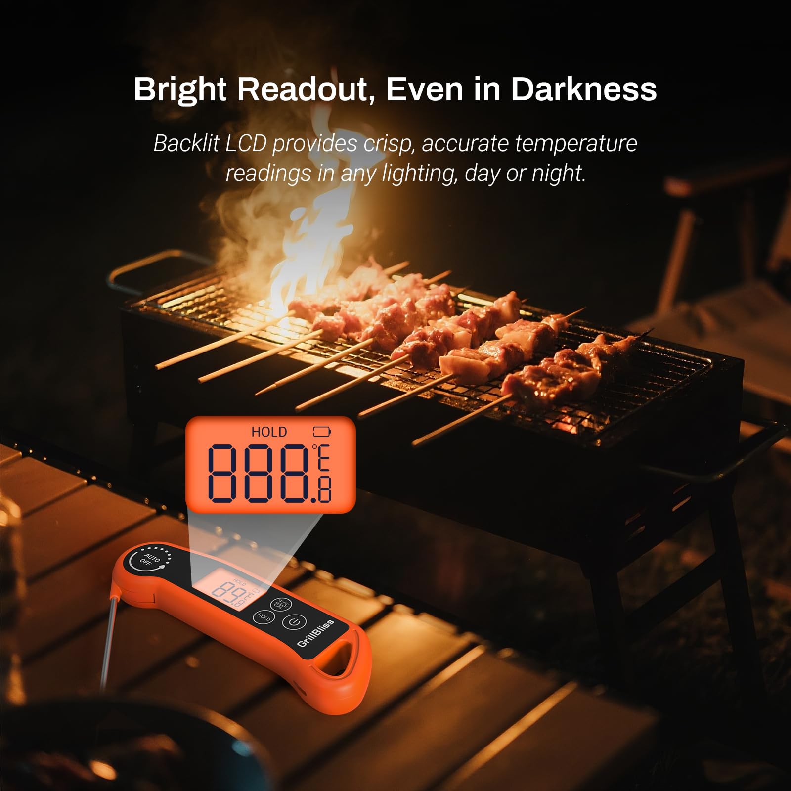GrillBliss K-type sensor delivers professional-grade accuracy.