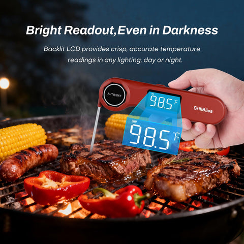 GrillBliss wide-temperature range shows -58℉ to 572℉ versatility