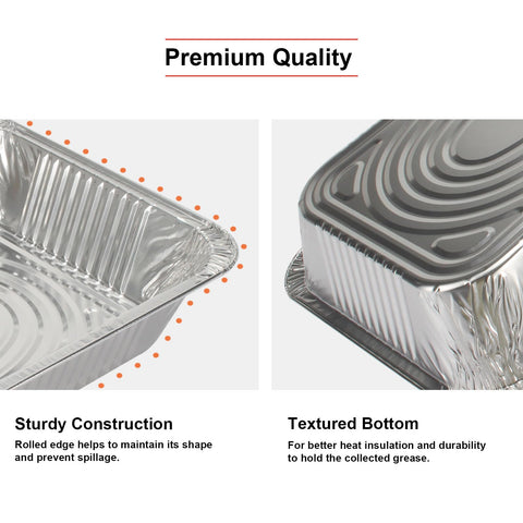 GrillChef catering-ready disposable trays for quick service and minimal cleanup.
