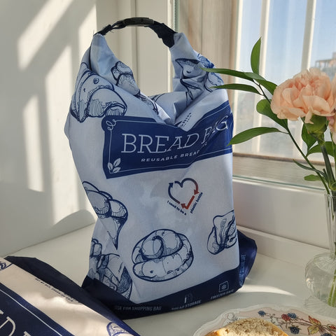 GRIN BY GRIN bread bag interior lining close up showcasing food-grade safety.