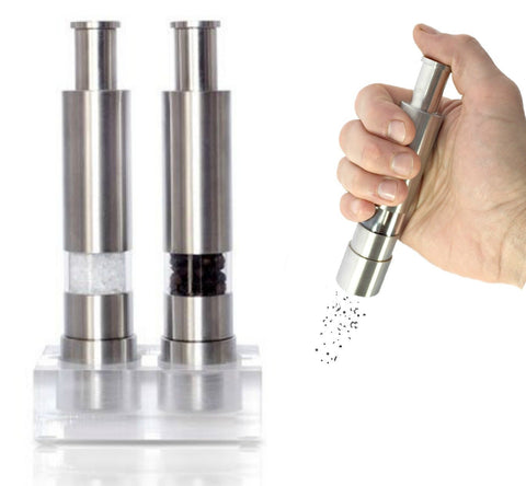 Grind Gourmet one-handed-use highlights effortless grinding while multitasking in the kitchen.