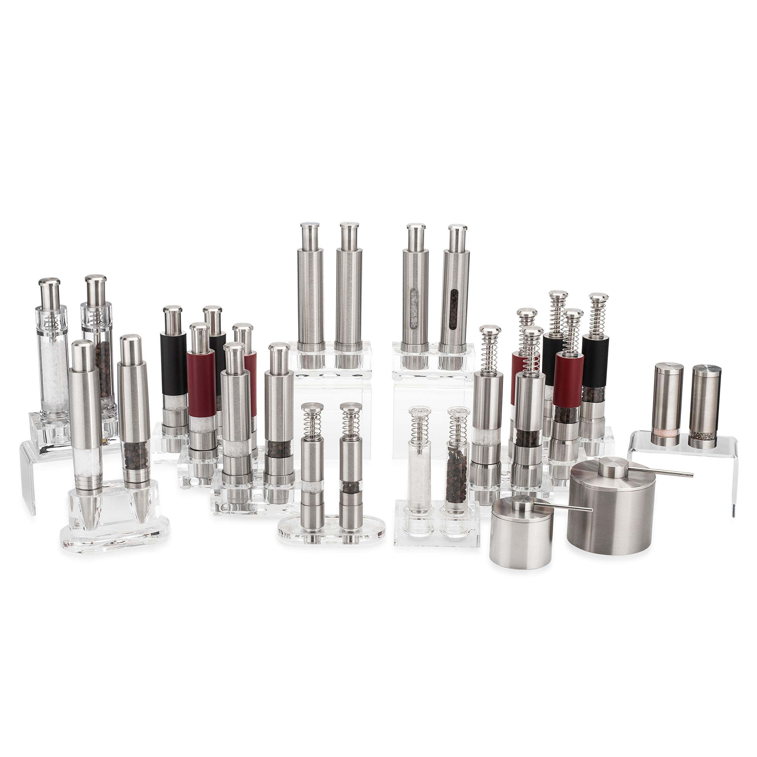Grind Gourmet pepper-grinder is ready for fresh pepper on any dish.