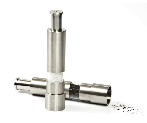 Grind Gourmet salt-grinder handles sea salt and Himalayan salts for versatile seasoning.