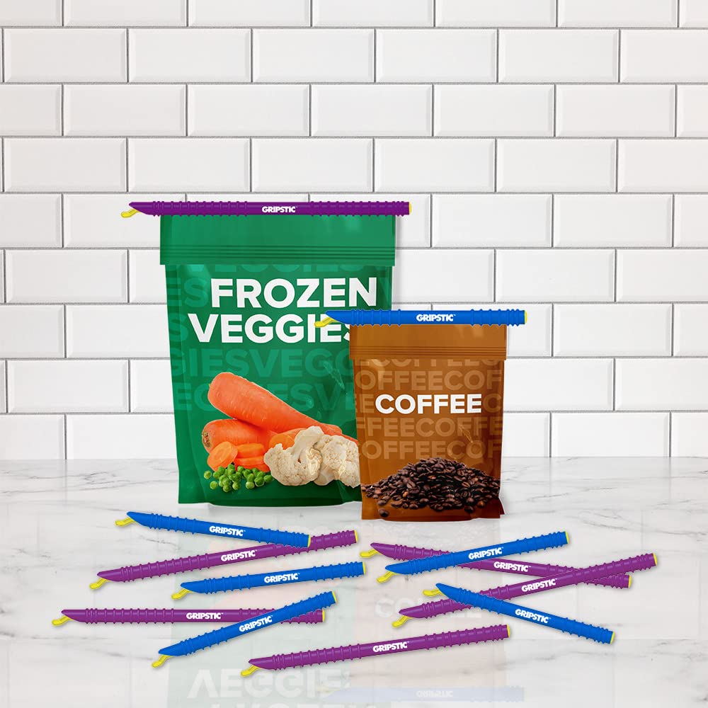 GripStic bag sealer folds and seals quickly for easy use.