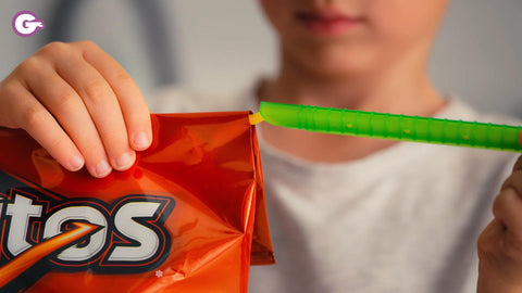 GripStic helps organize bags for snacks and storage.