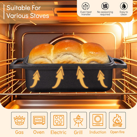 GRMImosa bread pan side handle, durable design for confident handling.
