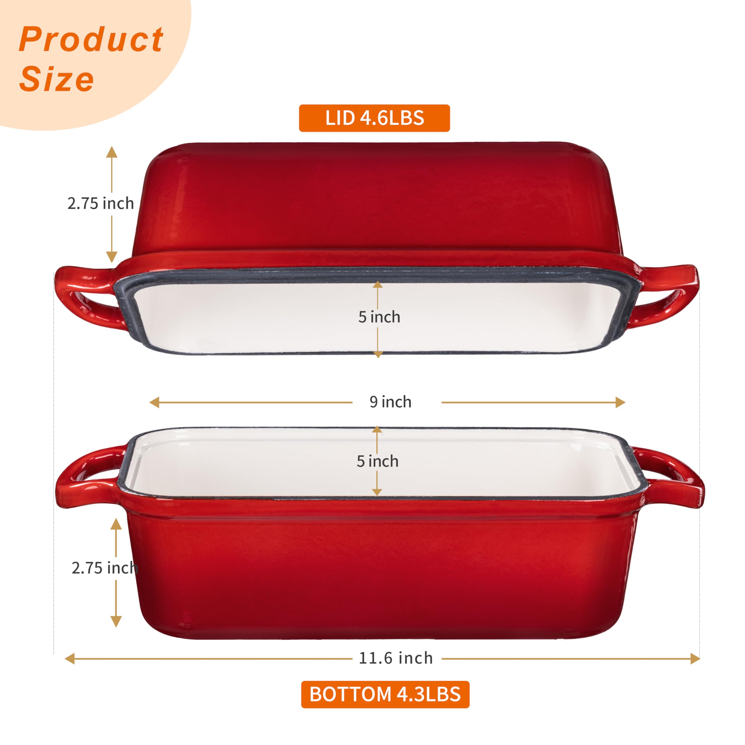 GRMlmosa loaf pan lid-top use enhances bake options with a second surface.