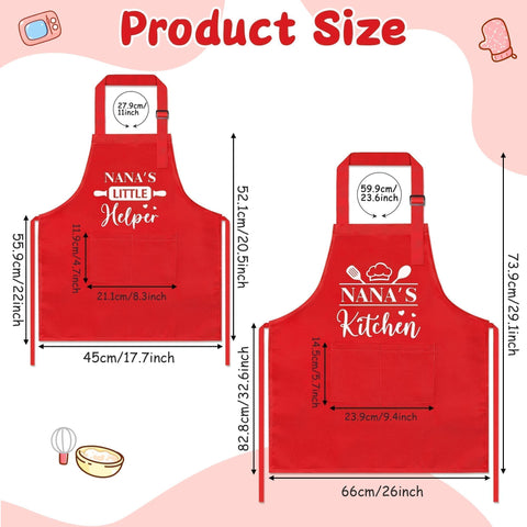 GROBRO7 adult-size apron 29-1x26 inches for full coverage and a professional look.
