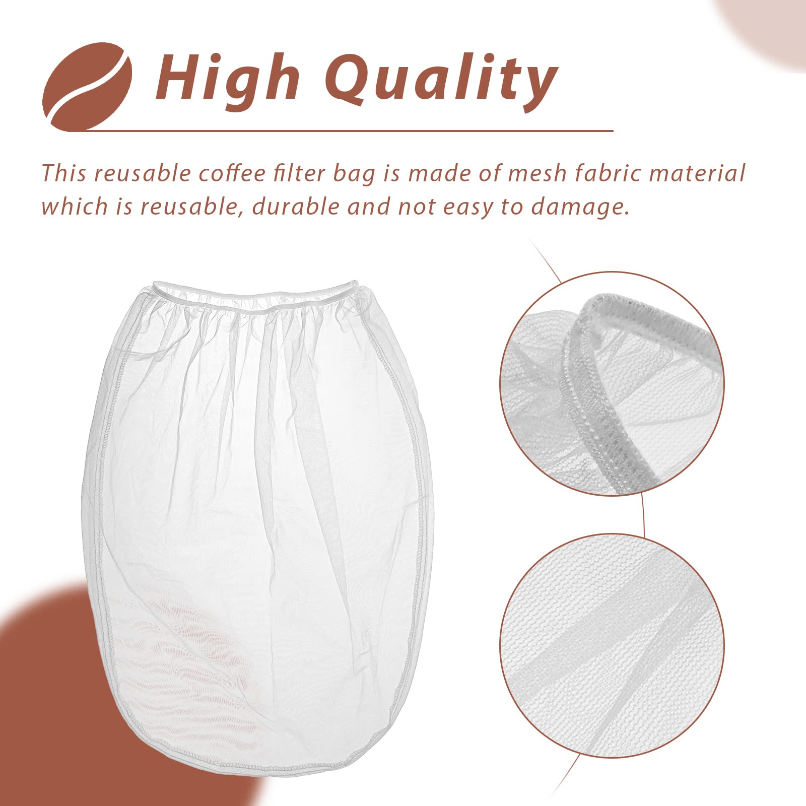 GRONGU durable mesh filter bag highlights long-lasting reusable solution