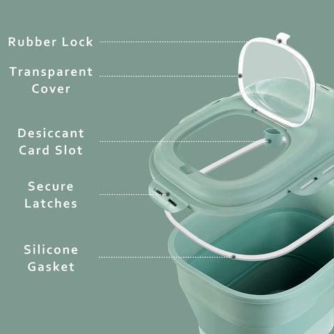 Gropecan BPA-free PP container with flexible mid-layer for durability.