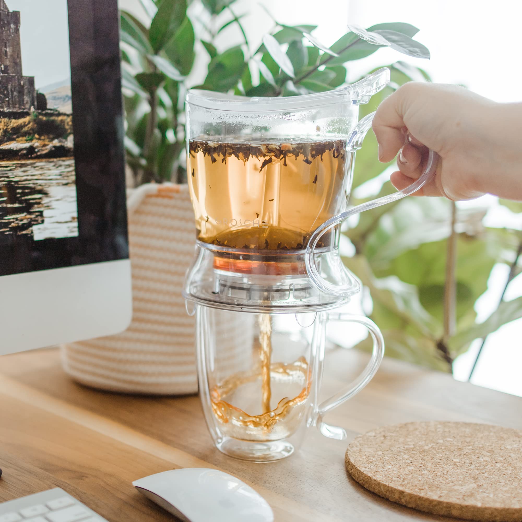 GROSCHE Aberdeen teapot kitchen essentials with modern silhouette