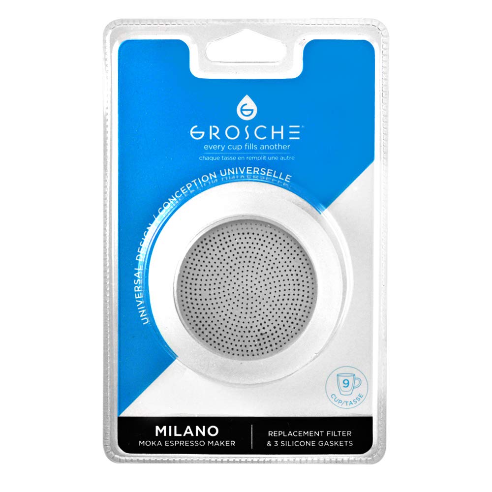 GROSCHE Milano silicone gasket closeup for durable, leak-free seal.