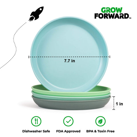 Grow Forward bowls with a stable base for steady meals