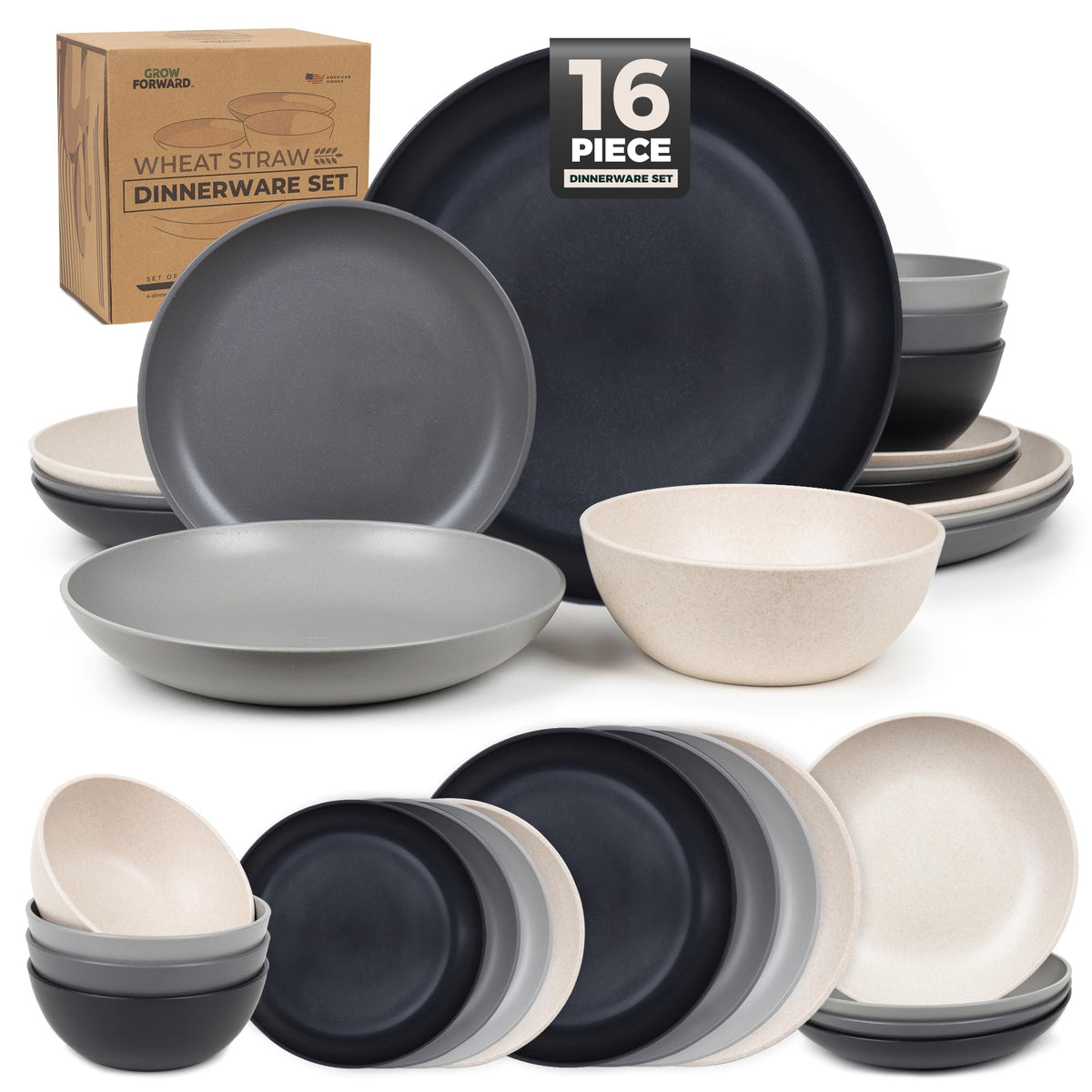 Grow Forward Moonlight dinner plates show unbreakable design for everyday meals